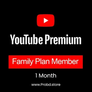 YouTube Premium Family - 1 Month Access Quick support